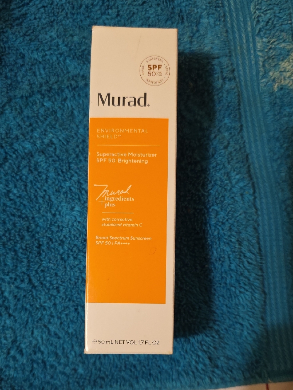 Murad Superactive Moisturizer SPF 50 - Orange and White